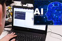 情報処理学科授業体験　AIを使って認証システムを開発
