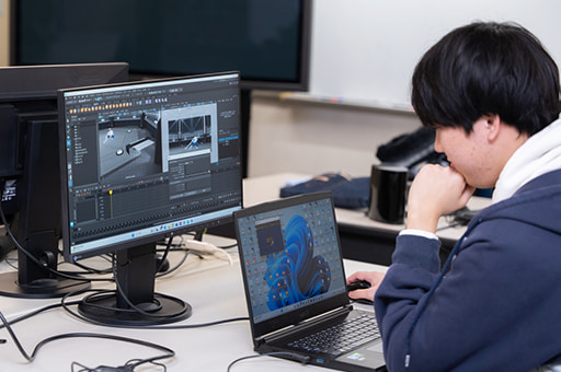 ゲーム業界のプロが教える授業がたくさん