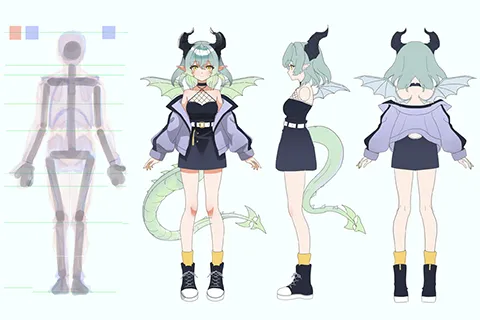 デザイン学科授業体験 人体を描く基本中の基本とは