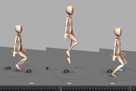 ゲーム学科授業体験　3Dキャラクターを動かしてみよう